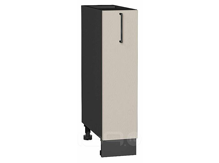 Шкаф нижний бутылочница Сканди Cream Silkwood/Graphite 816*200*480