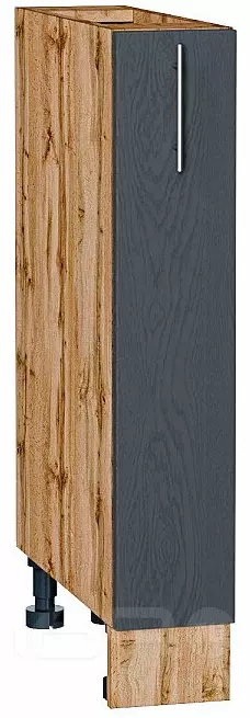 Шкаф нижний бутылочница Сканди Graphite Softwood Дуб Вотан 816*150*480