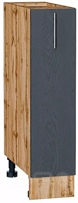Шкаф нижний бутылочница Сканди Graphite Softwood Дуб Вотан 816*200*480