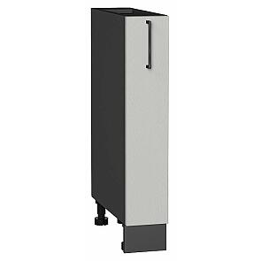 Шкаф нижний бутылочница Сканди Grey Silkwood/Graphite 816*150*480