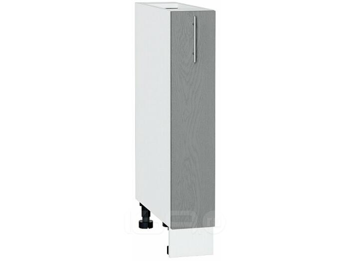 Шкаф нижний бутылочница Сканди Grey Softwood Белый 816*150*480