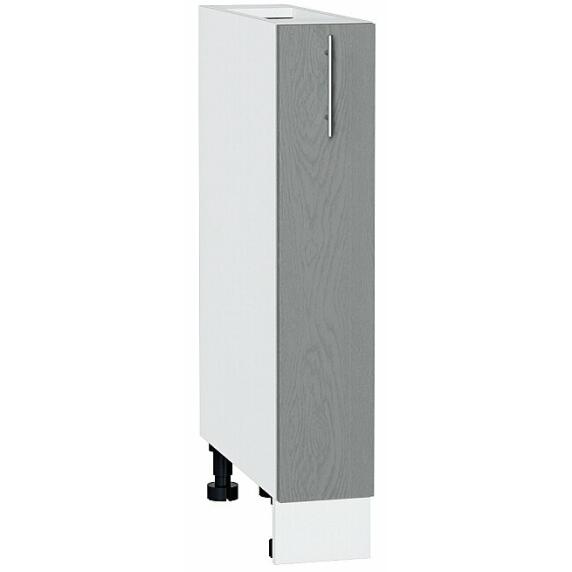 Шкаф нижний бутылочница Сканди Grey Softwood Белый 816*150*480