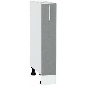 Шкаф нижний бутылочница Сканди Grey Softwood Белый 816*150*480