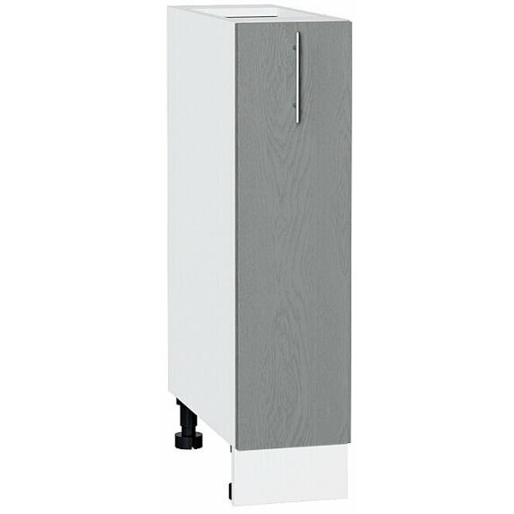 Шкаф нижний бутылочница Сканди Grey Softwood Белый 816*200*480