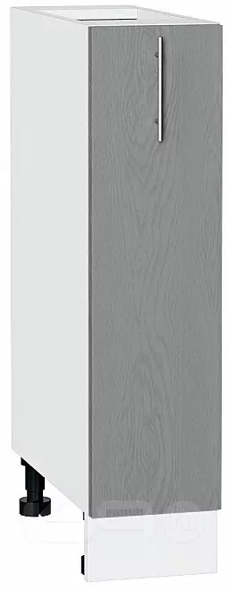 Шкаф нижний бутылочница Сканди Grey Softwood Белый 816*200*480
