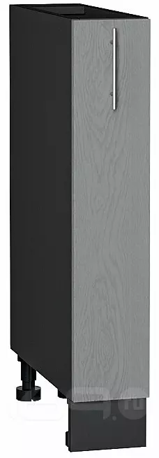 Шкаф нижний бутылочница Сканди Grey Softwood Graphite 816*150*480