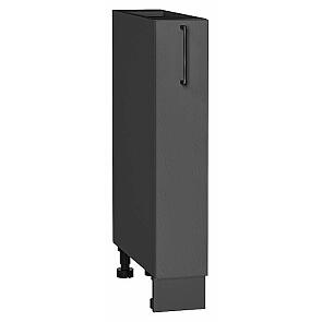 Шкаф нижний бутылочница Сканди Stormy Silkwood/Graphite 816*150*480