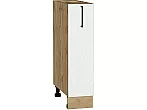 Шкаф нижний бутылочница Сканди White Silkwood/Дуб Вотан 816*200*480