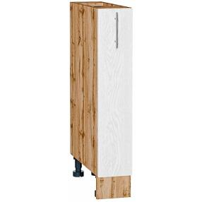 Шкаф нижний бутылочница Сканди White Softwood Дуб Вотан 816*150*480
