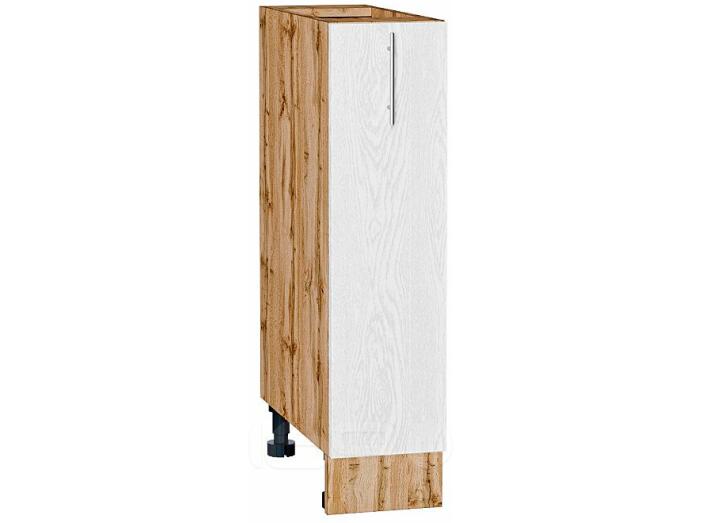 Шкаф нижний бутылочница Сканди White Softwood Дуб Вотан 816*200*480