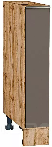 Шкаф нижний бутылочница Терра Смоки Софт Дуб Вотан 816*150*478