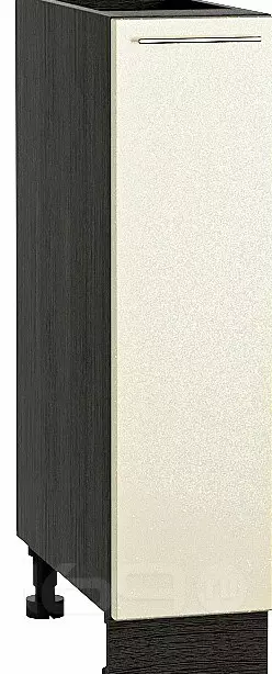 Шкаф нижний бутылочница Валерия-М Бежевый металлик Graphite 816*200*478