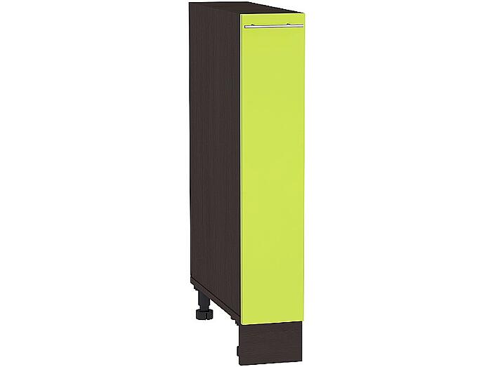 Шкаф нижний бутылочница Валерия-М НБ 200 Лайм глянец-Венге