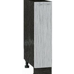 Шкаф нижний бутылочница Валерия-М Серый металлик дождь светлый Graphite