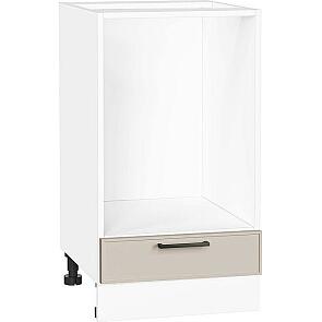 Шкаф нижний под духовку Эйр Cream Silk/Белый 816*450*476