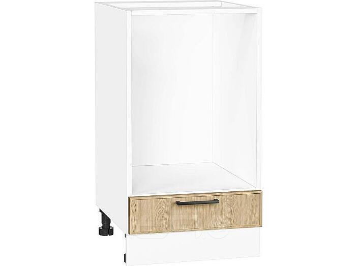 Шкаф нижний под духовку Эйр Real Oak/Белый 816*450*476