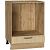 Шкаф нижний под духовку Эйр Real Oak/Дуб Вотан 816*600*476
