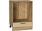 Шкаф нижний под духовку Эйр Real Oak/Дуб Вотан 816*600*476