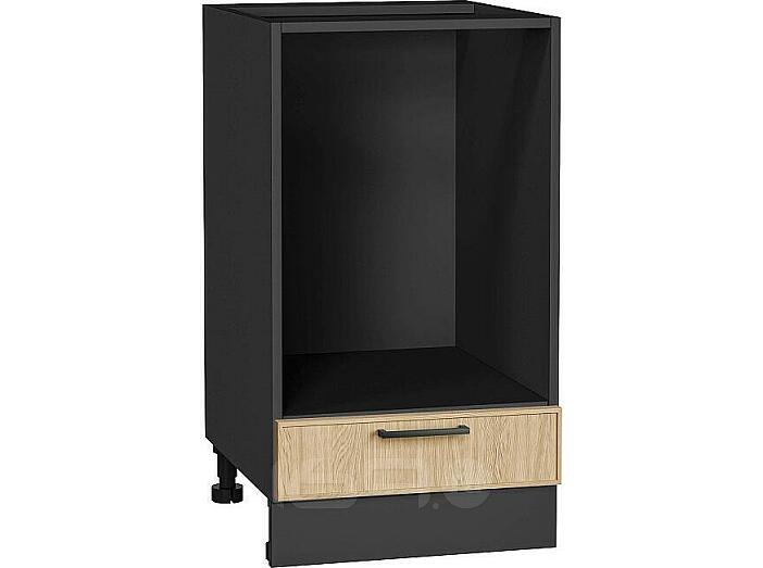 Шкаф нижний под духовку Эйр Real Oak/Graphite 816*450*476