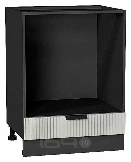 Шкаф нижний под духовку Евро Лайн Агат / Graphite 816*600*474