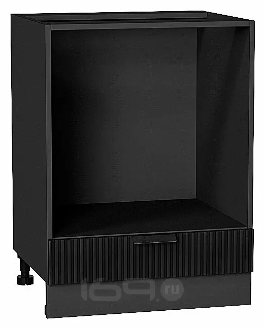 Шкаф нижний под духовку Евро Лайн Антрацит / Graphite 816*600*474