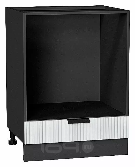 Шкаф нижний под духовку Евро Лайн Белый / Graphite 816*600*474