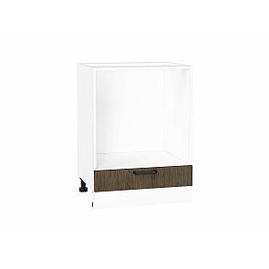 Шкаф нижний под духовку Флэт Brown Casella Oak 2S/Белый 816*600*476