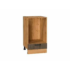 Шкаф нижний под духовку Флэт Brown Casella Oak 2S/Дуб Вотан 816*450*476