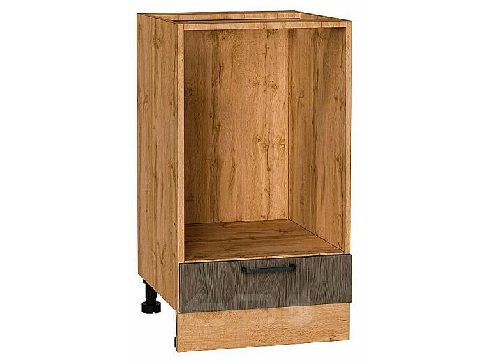 Шкаф нижний под духовку Флэт Brown Casella Oak 2S/Дуб Вотан 816*450*476