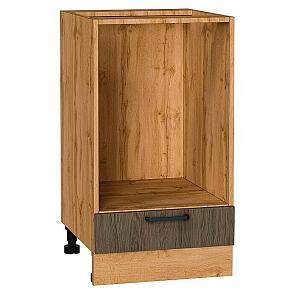 Шкаф нижний под духовку Флэт Brown Casella Oak 2S/Дуб Вотан 816*450*476