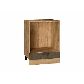 Шкаф нижний под духовку Флэт Brown Casella Oak 2S/Дуб Вотан 816*600*476