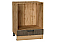Шкаф нижний под духовку Флэт Brown Casella Oak 2S/Дуб Вотан 816*600*476