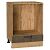 Шкаф нижний под духовку Флэт Brown Casella Oak 2S/Дуб Вотан 816*600*476