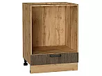 Шкаф нижний под духовку Флэт Brown Casella Oak 2S/Дуб Вотан 816*600*476