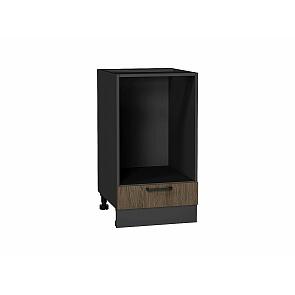 Шкаф нижний под духовку Флэт Brown Casella Oak 2S/Graphite 816*450*476