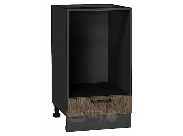 Шкаф нижний под духовку Флэт Brown Casella Oak 2S/Graphite 816*450*476