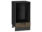 Шкаф нижний под духовку Флэт Brown Casella Oak 2S/Graphite 816*450*476
