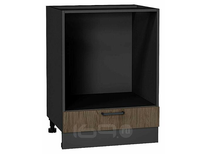 Шкаф нижний под духовку Флэт Brown Casella Oak 2S/Graphite 816*600*476