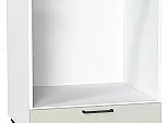 Шкаф нижний под духовку Флэт Cashmere In 2S/Белый 816*600*476