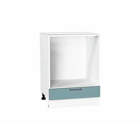 Шкаф нижний под духовку Флэт Grey-green In 2S/Белый 816*600*476