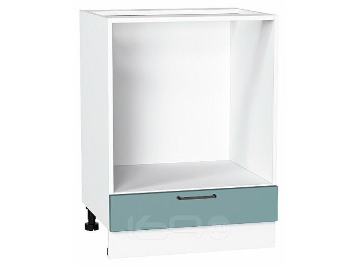 Шкаф нижний под духовку Флэт Grey-green In 2S/Белый 816*600*476