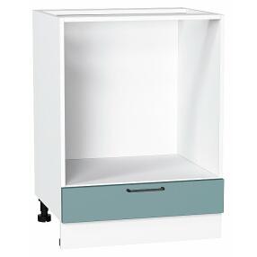 Шкаф нижний под духовку Флэт Grey-green In 2S/Белый 816*600*476