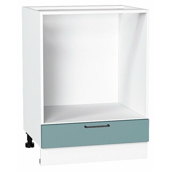 Шкаф нижний под духовку Флэт Grey-green In 2S/Белый 816*600*476