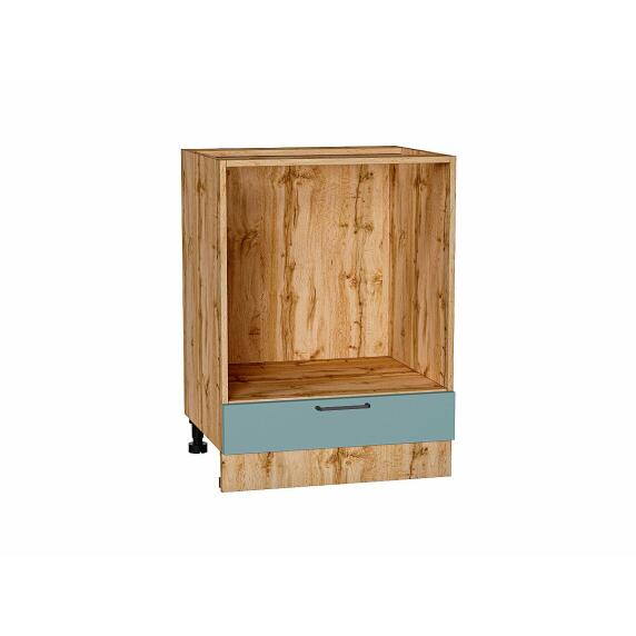 Шкаф нижний под духовку Флэт Grey-green In 2S/Дуб Вотан 816*600*476