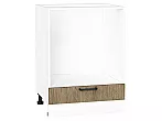 Шкаф нижний под духовку Флэт Natural Casella Oak 2S/Белый 816*600*476