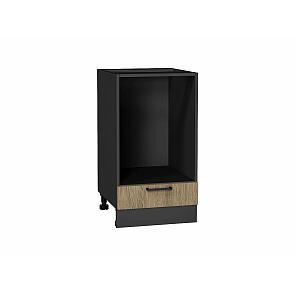 Шкаф нижний под духовку Флэт Natural Casella Oak 2S/Graphite 816*450*476