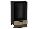 Шкаф нижний под духовку Флэт Natural Casella Oak 2S/Graphite 816*450*476