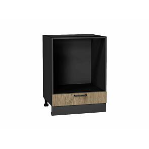 Шкаф нижний под духовку Флэт Natural Casella Oak 2S/Graphite 816*600*476