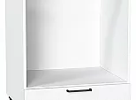 Шкаф нижний под духовку Флэт White In 2S/Белый 816*600*476