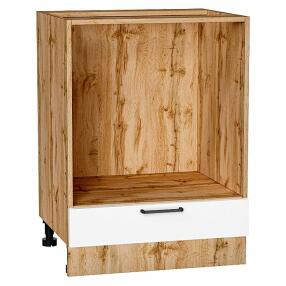 Шкаф нижний под духовку Флэт White In 2S/Дуб Вотан 816*600*476
